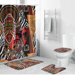 Beautiful African Women Ethnic Motifs Bathroom Set