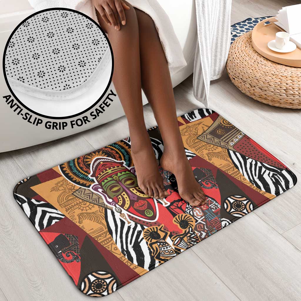 Beautiful African Women Ethnic Motifs Bathroom Set