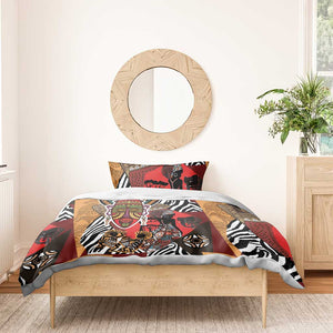 Beautiful African Women Ethnic Motifs Bedding Set