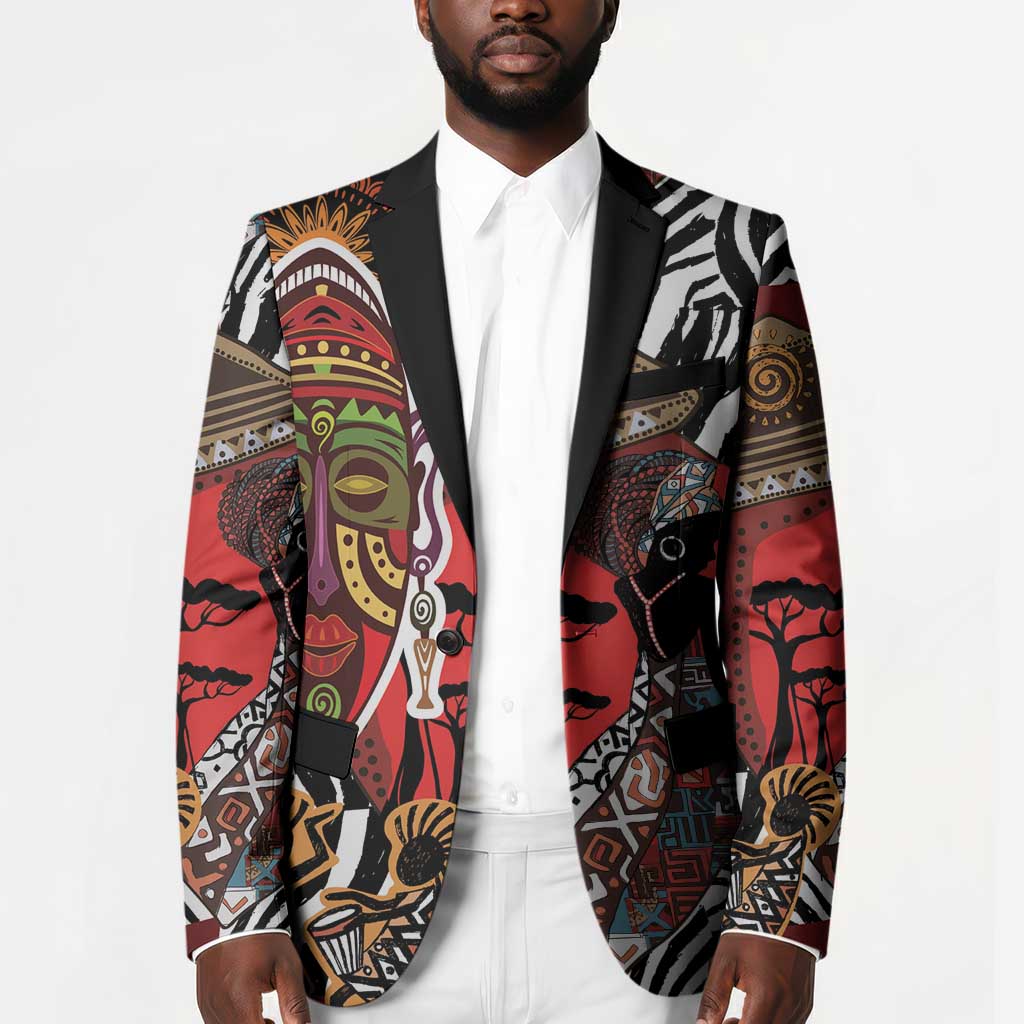 Beautiful African Women Ethnic Motifs Blazer