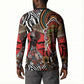 Beautiful African Women Ethnic Motifs Button Sweatshirt