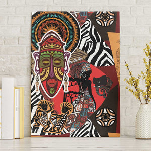 Beautiful African Women Ethnic Motifs Canvas Wall Art