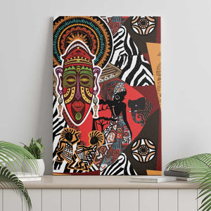 Beautiful African Women Ethnic Motifs Canvas Wall Art