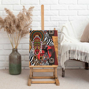 Beautiful African Women Ethnic Motifs Canvas Wall Art