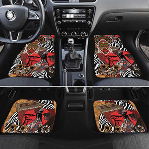 Beautiful African Women Ethnic Motifs Car Mats