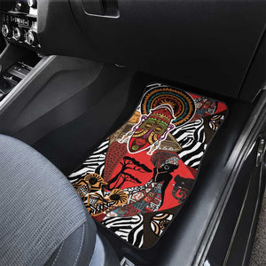 Beautiful African Women Ethnic Motifs Car Mats