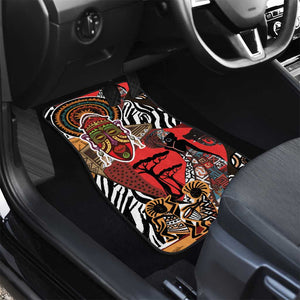 Beautiful African Women Ethnic Motifs Car Mats