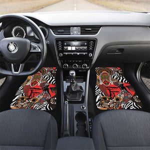 Beautiful African Women Ethnic Motifs Car Mats