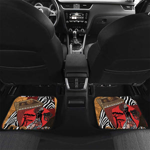 Beautiful African Women Ethnic Motifs Car Mats