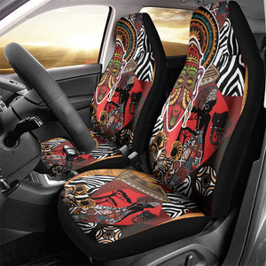 Beautiful African Women Ethnic Motifs Car Seat Cover