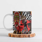 Beautiful African Women Ethnic Motifs Ceramic Mug