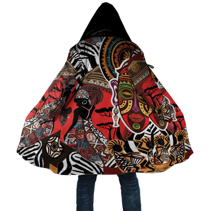 Beautiful African Women Ethnic Motifs Cloak