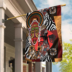 Beautiful African Women Ethnic Motifs Garden Flag