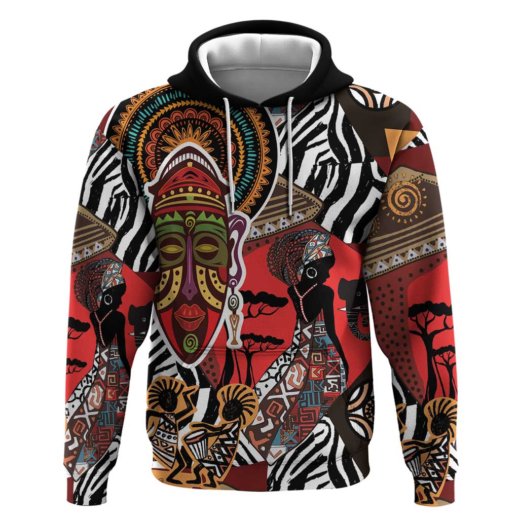 Beautiful African Women Ethnic Motifs Hoodie