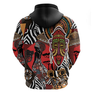 Beautiful African Women Ethnic Motifs Hoodie