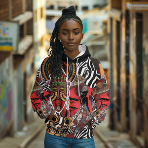 Beautiful African Women Ethnic Motifs Hoodie