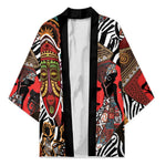 Beautiful African Women Ethnic Motifs Kimono