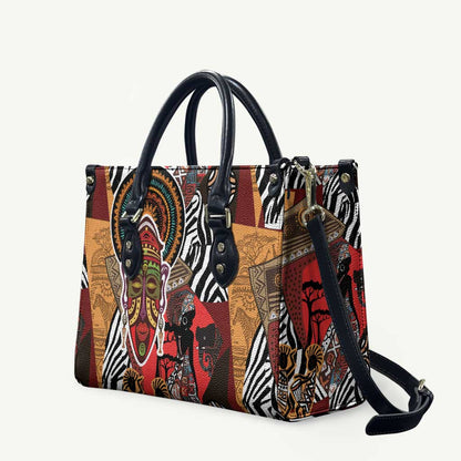 Beautiful African Women Ethnic Motifs Leather Bag