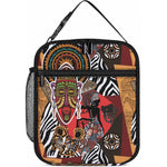 Beautiful African Women Ethnic Motifs Lunch Bag