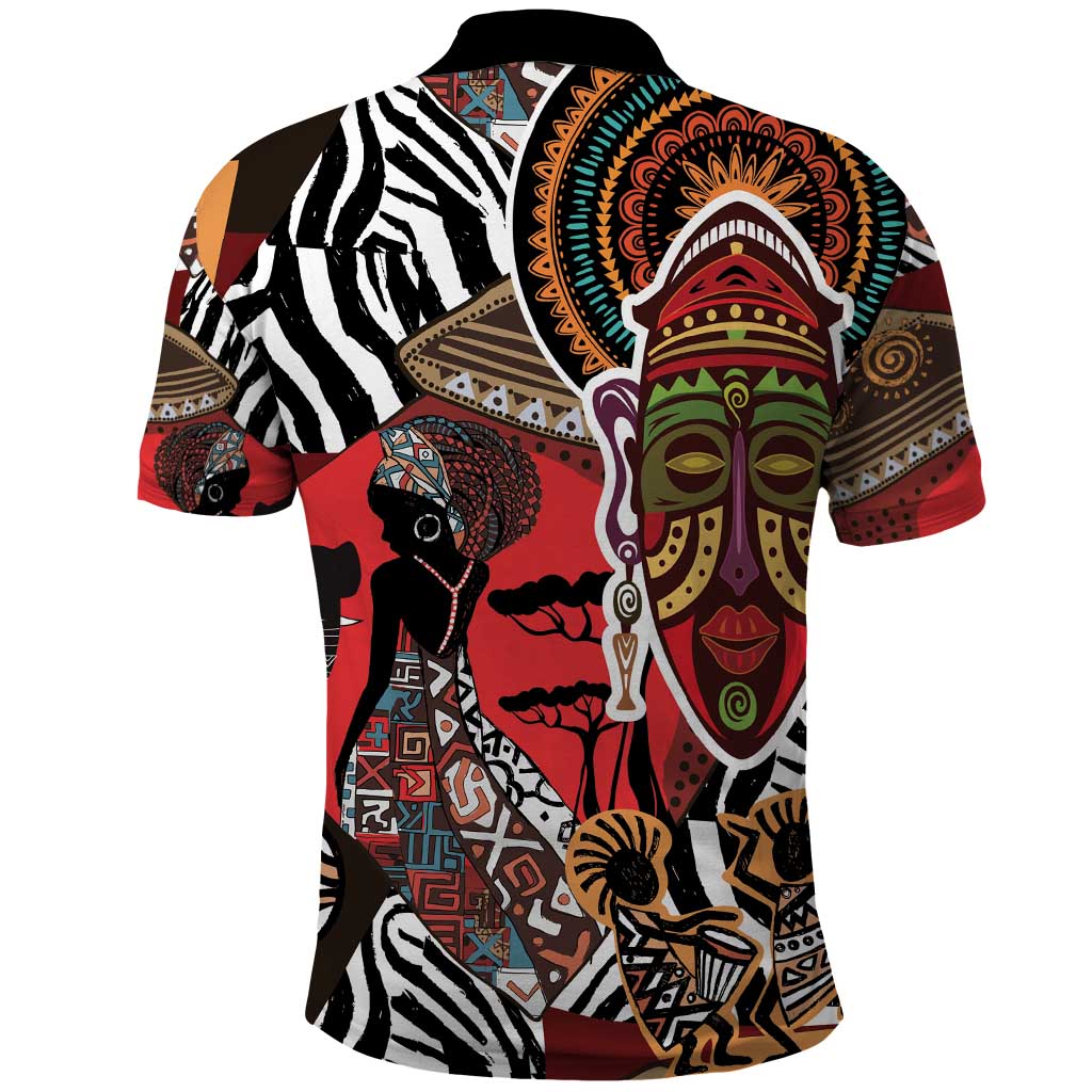 Beautiful African Women Ethnic Motifs Polo Shirt