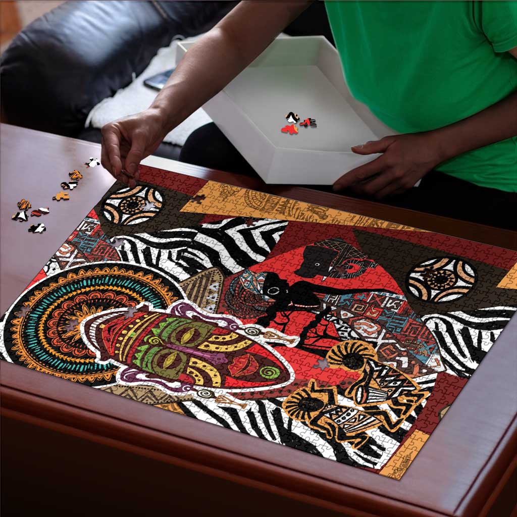 Beautiful African Women Ethnic Motifs Puzzle
