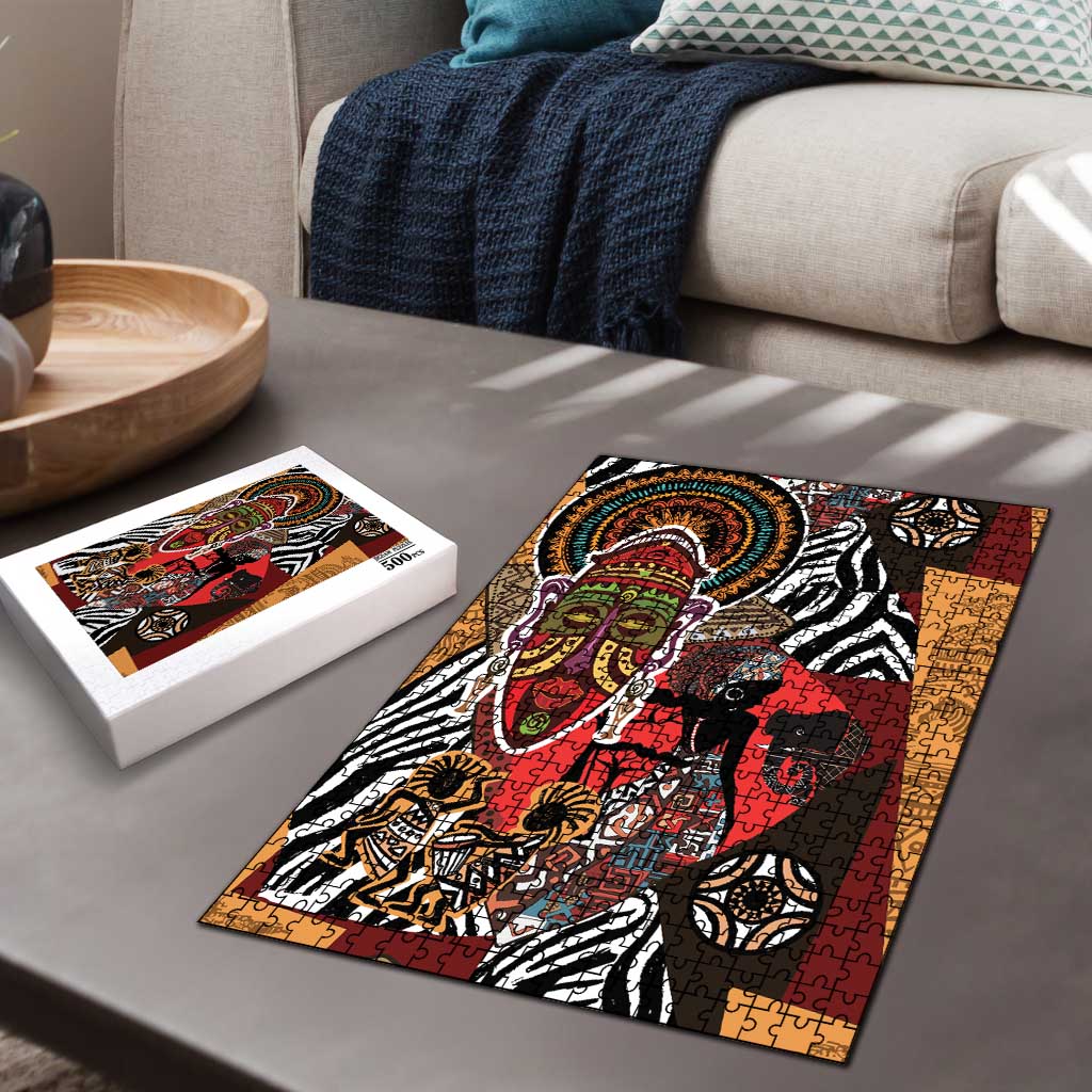 Beautiful African Women Ethnic Motifs Puzzle