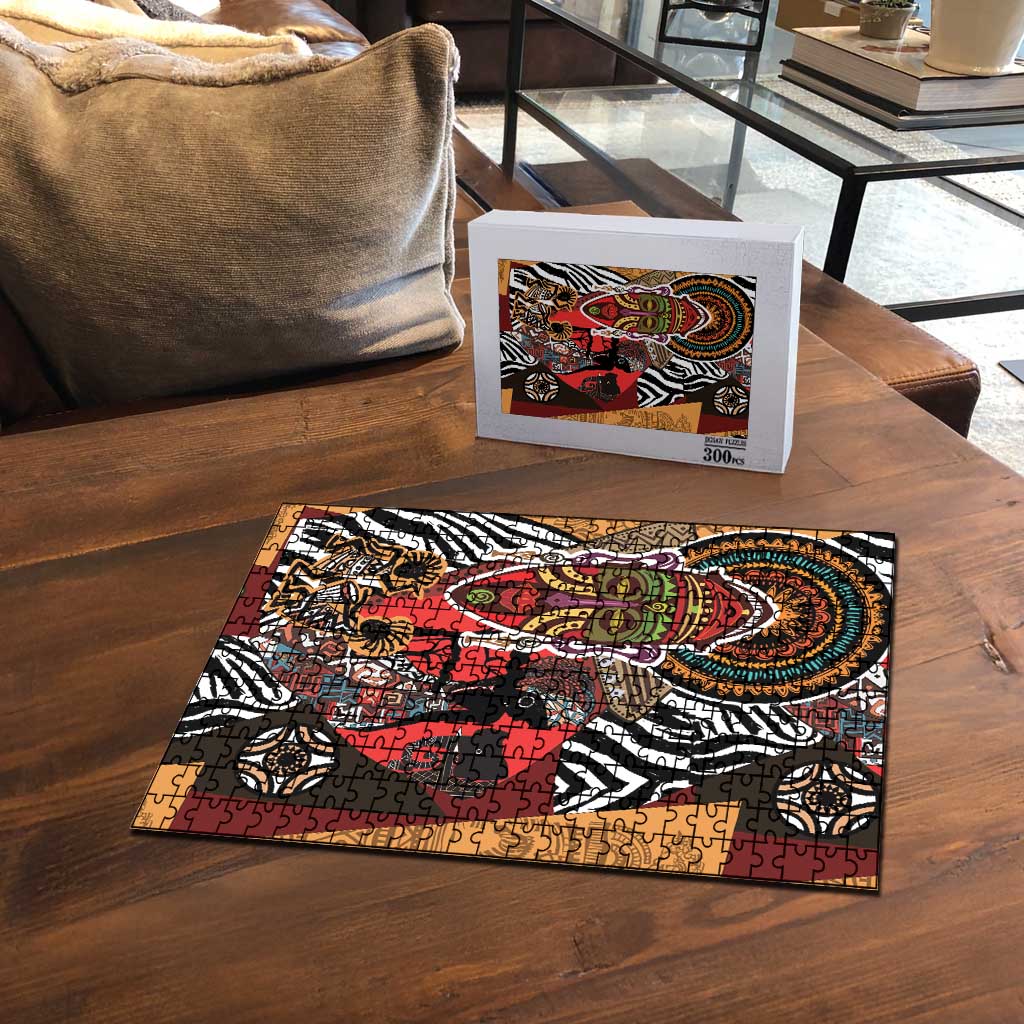 Beautiful African Women Ethnic Motifs Puzzle