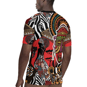 Beautiful African Women Ethnic Motifs Rugby Jersey