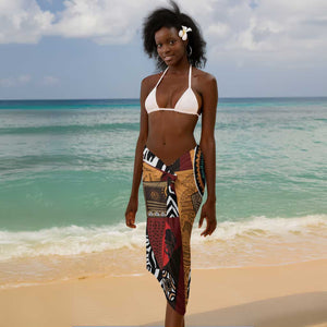 Beautiful African Women Ethnic Motifs Sarong