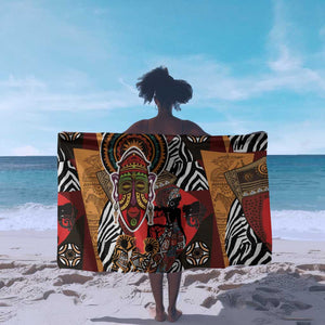 Beautiful African Women Ethnic Motifs Sarong