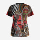 Beautiful African Women Ethnic Motifs Scrub Top