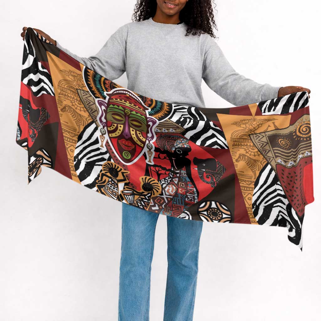 Beautiful African Women Ethnic Motifs Simple Headwrap