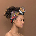Beautiful African Women Ethnic Motifs Simple Headwrap