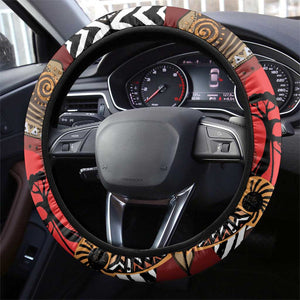 Beautiful African Women Ethnic Motifs Steering Wheel Cover