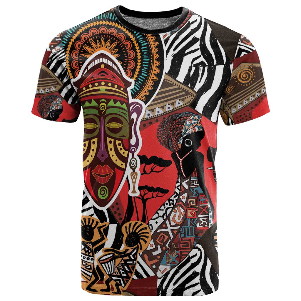 Beautiful African Women Ethnic Motifs T shirt