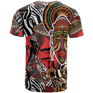 Beautiful African Women Ethnic Motifs T shirt