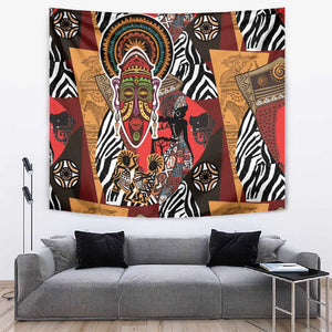 Beautiful African Women Ethnic Motifs Tapestry