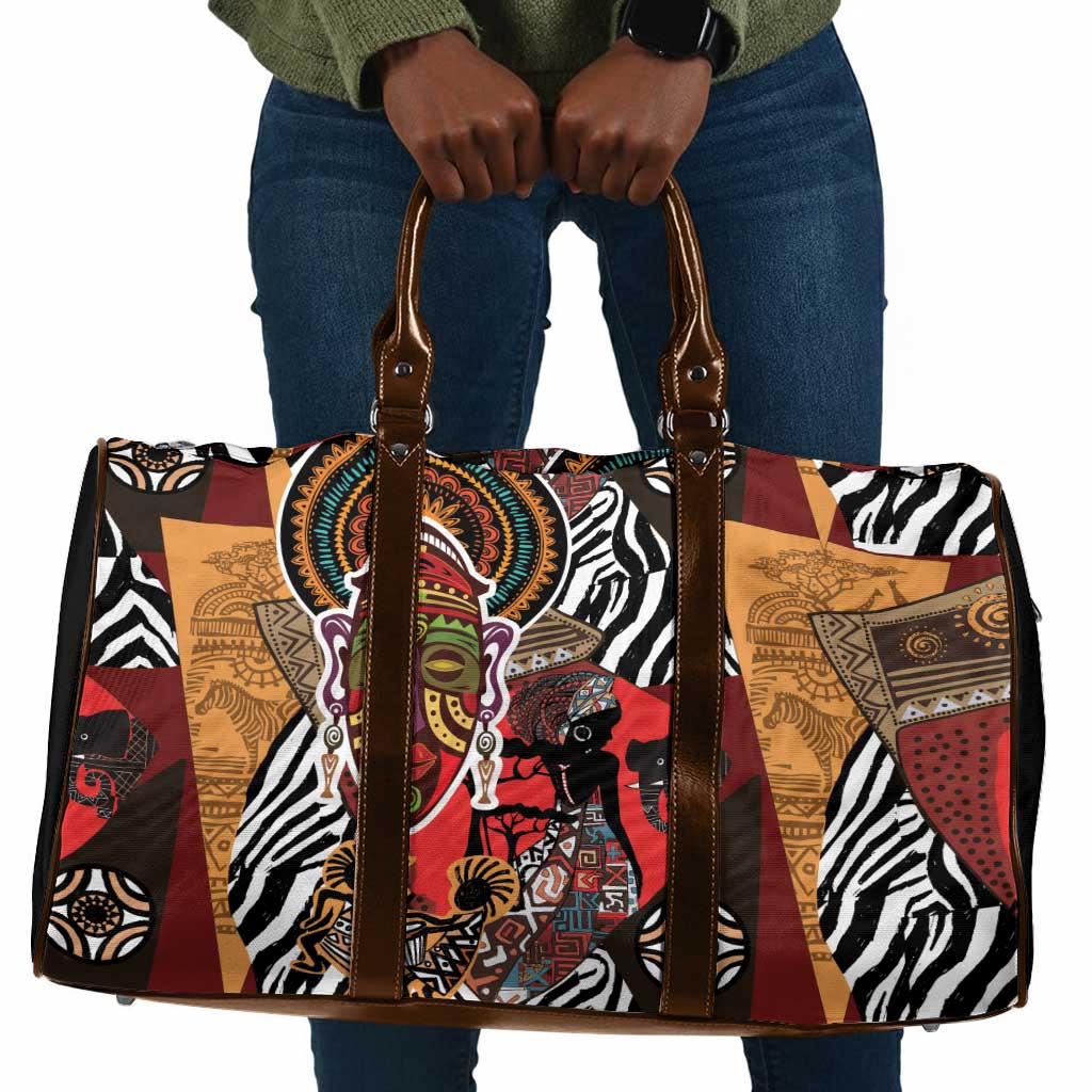 Beautiful African Women Ethnic Motifs Travel Bag