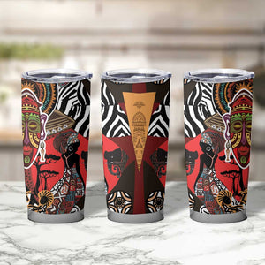 Beautiful African Women Ethnic Motifs Tumbler Cup