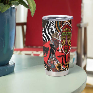 Beautiful African Women Ethnic Motifs Tumbler Cup