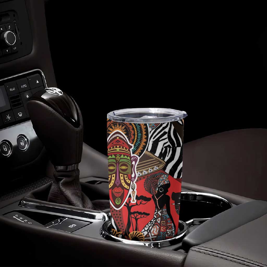 Beautiful African Women Ethnic Motifs Tumbler Cup