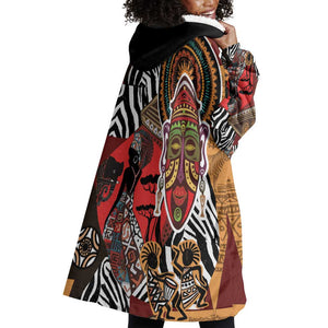 Beautiful African Women Ethnic Motifs Wearable Blanket Hoodie