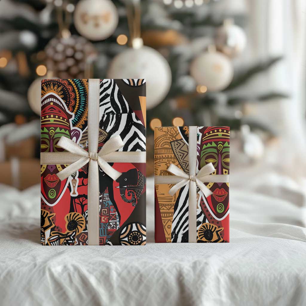 Beautiful African Women Ethnic Motifs Wrapping Paper - African Pride