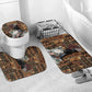 Beautiful Black Woman Bathroom Set African Tribal Pattern
