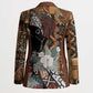 Beautiful Black Woman Blazer African Tribal Pattern