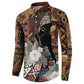 Beautiful Black Woman Button Sweatshirt African Tribal Pattern