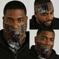 Beautiful Black Woman Neck Gaiter African Tribal Pattern LT9