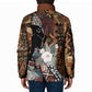 Beautiful Black Woman Padded Jacket African Tribal Pattern