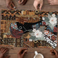 Beautiful Black Woman Puzzle African Tribal Pattern