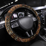 Beautiful Black Woman Steering Wheel Cover African Tribal Pattern